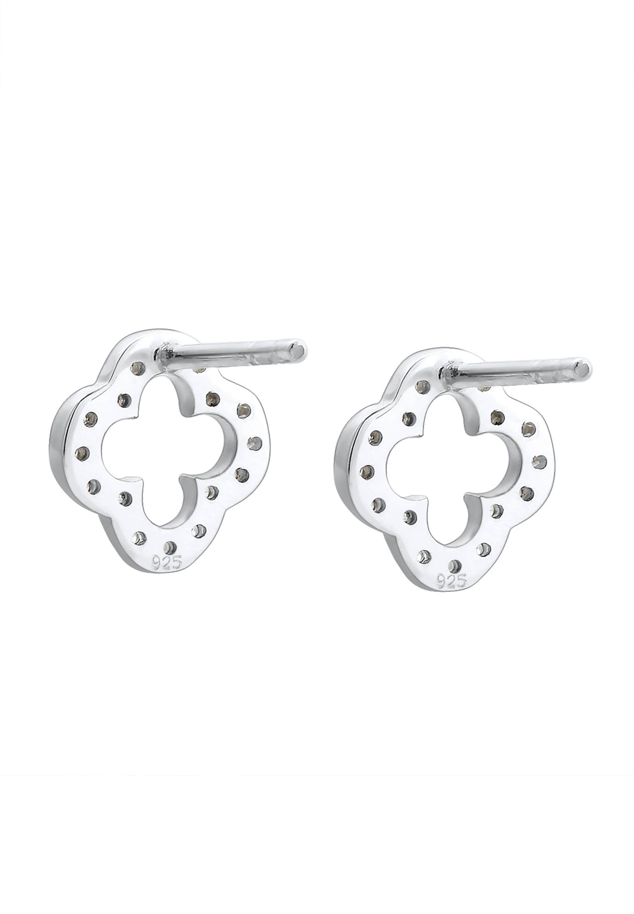 ELLI Náušnice 'Kleeblatt' - Strieborná