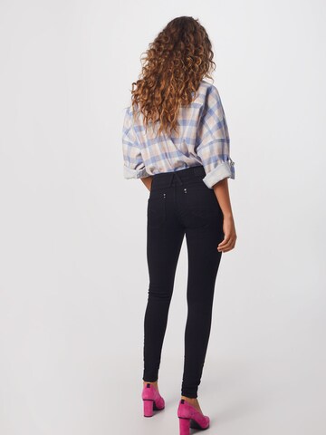 G-STAR Skinny Jeans 'Lynn' in Zwart: terug