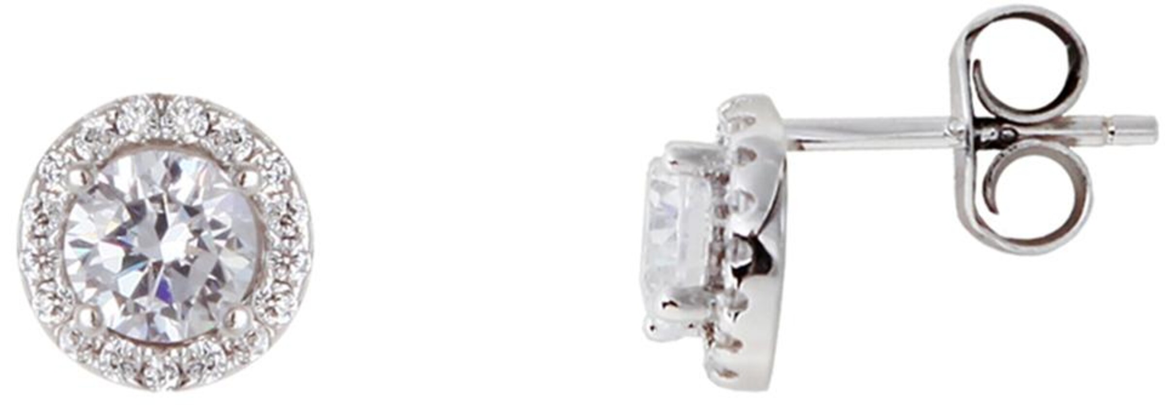 XENOX Earrings in Silver: front