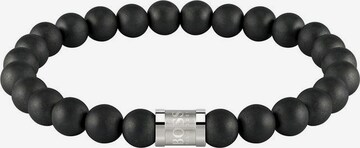 BOSS - Pulsera 'Beads' en negro: frente