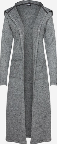 Urban Classics Knitted coat in Grey: front