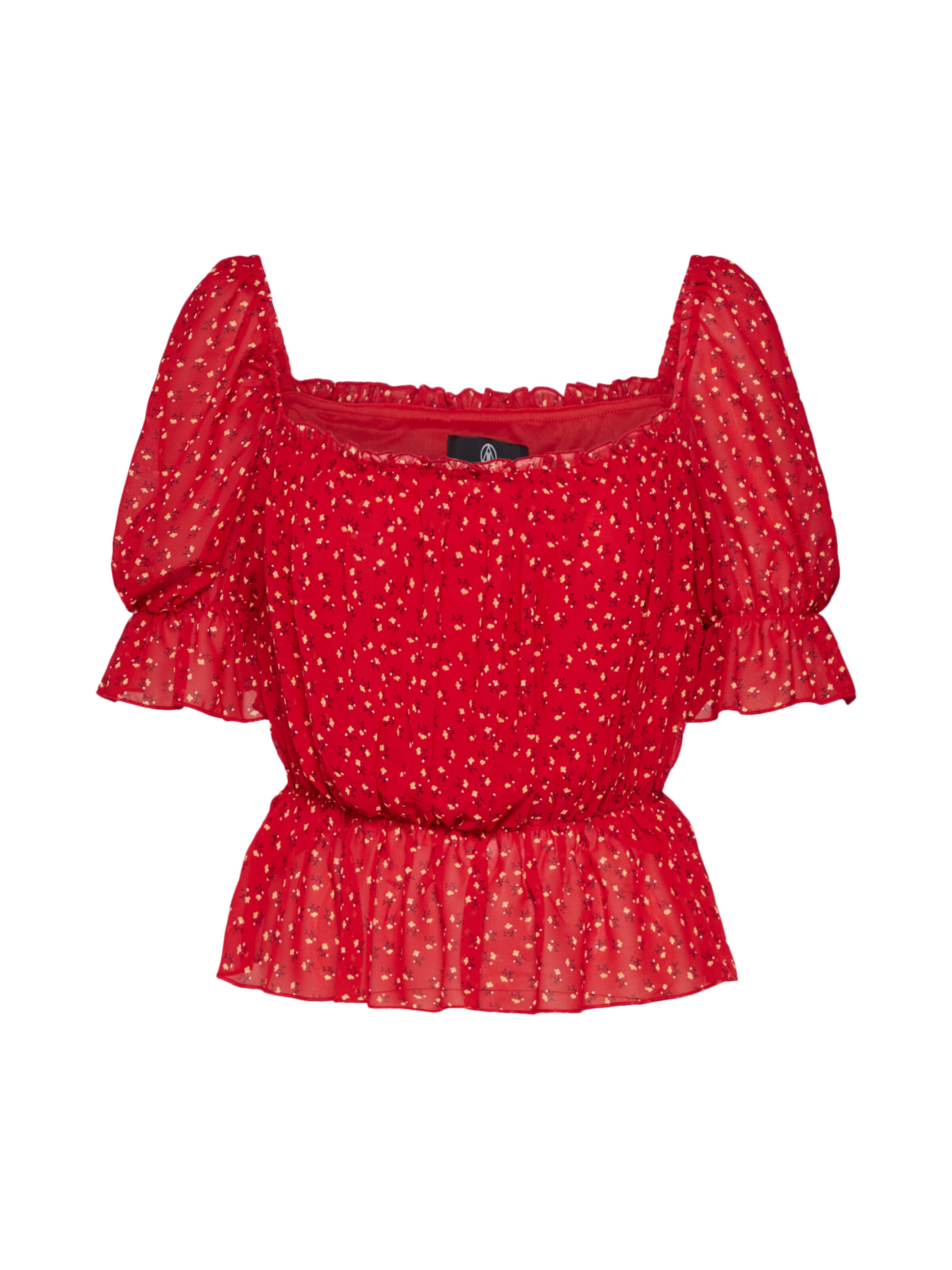 Missguided - Shirt 'DITSY' in de kleur Rood