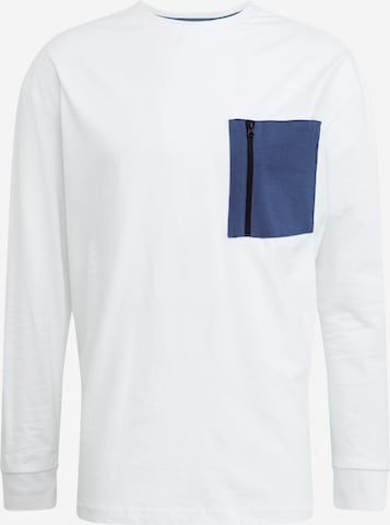 Urban Classics Regular fit Shirt in Wit: voorkant