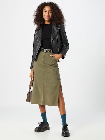 Dr. Denim Skirt 'Bettie' in Green