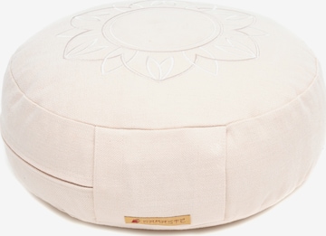 Yogishop Pillow 'Darshan Neo' in White: front