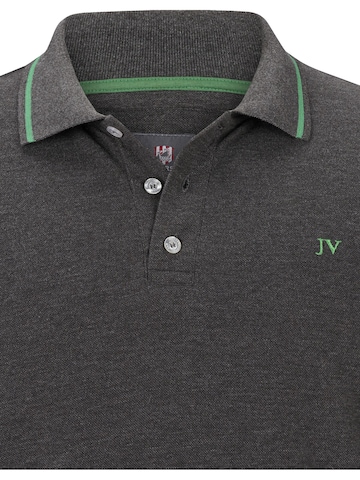 Jan Vanderstorm Langarm-poloshirt ' Ellis ' in Grau