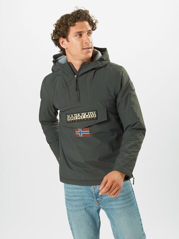 NAPAPIJRI Regular fit Between-season jacket 'Rainforest' in Green: front