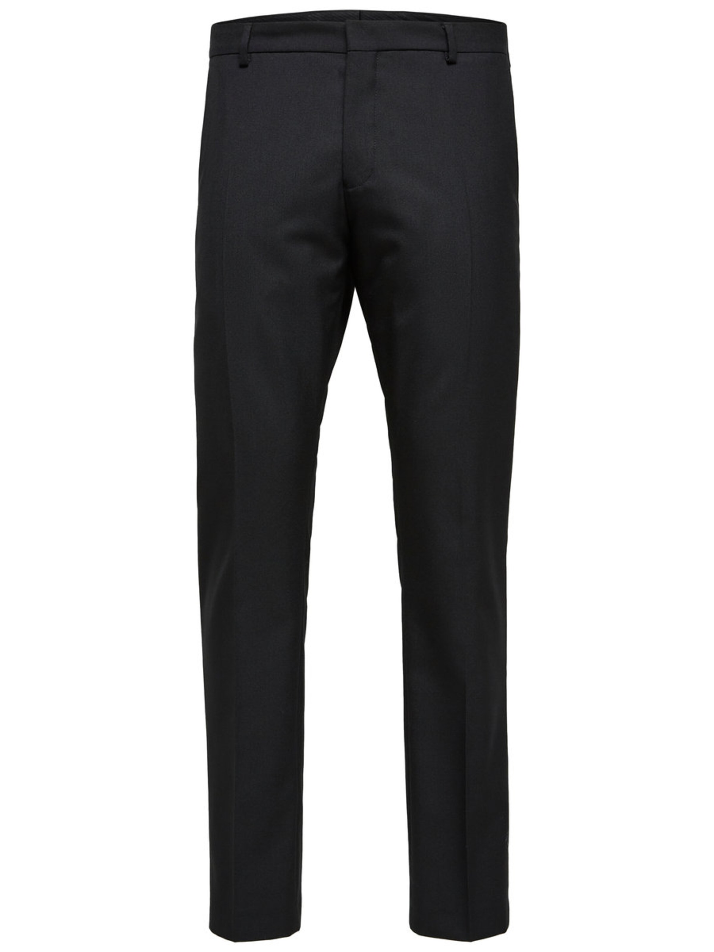 SELECTED HOMME - Bandplooibroek in de kleur Zwart