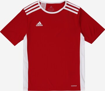 Maglia funzionale 'Entrada 18' di ADIDAS PERFORMANCE in rosso: frontale