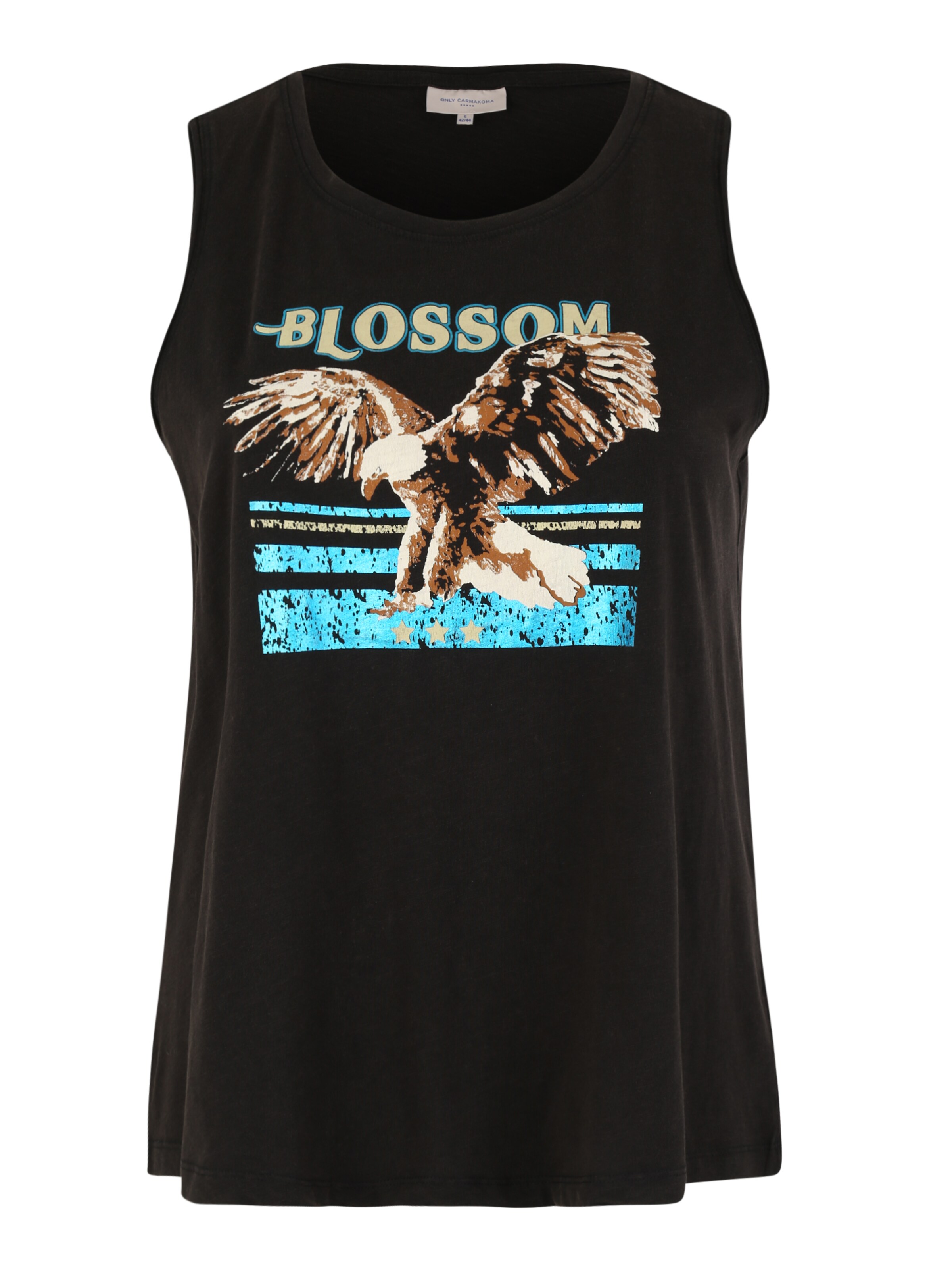 ONLY Carmakoma - Top 'DOS' in de kleur Gemengde kleuren