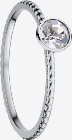 BERING Ring 'Arctic Symphony' in Silver: front