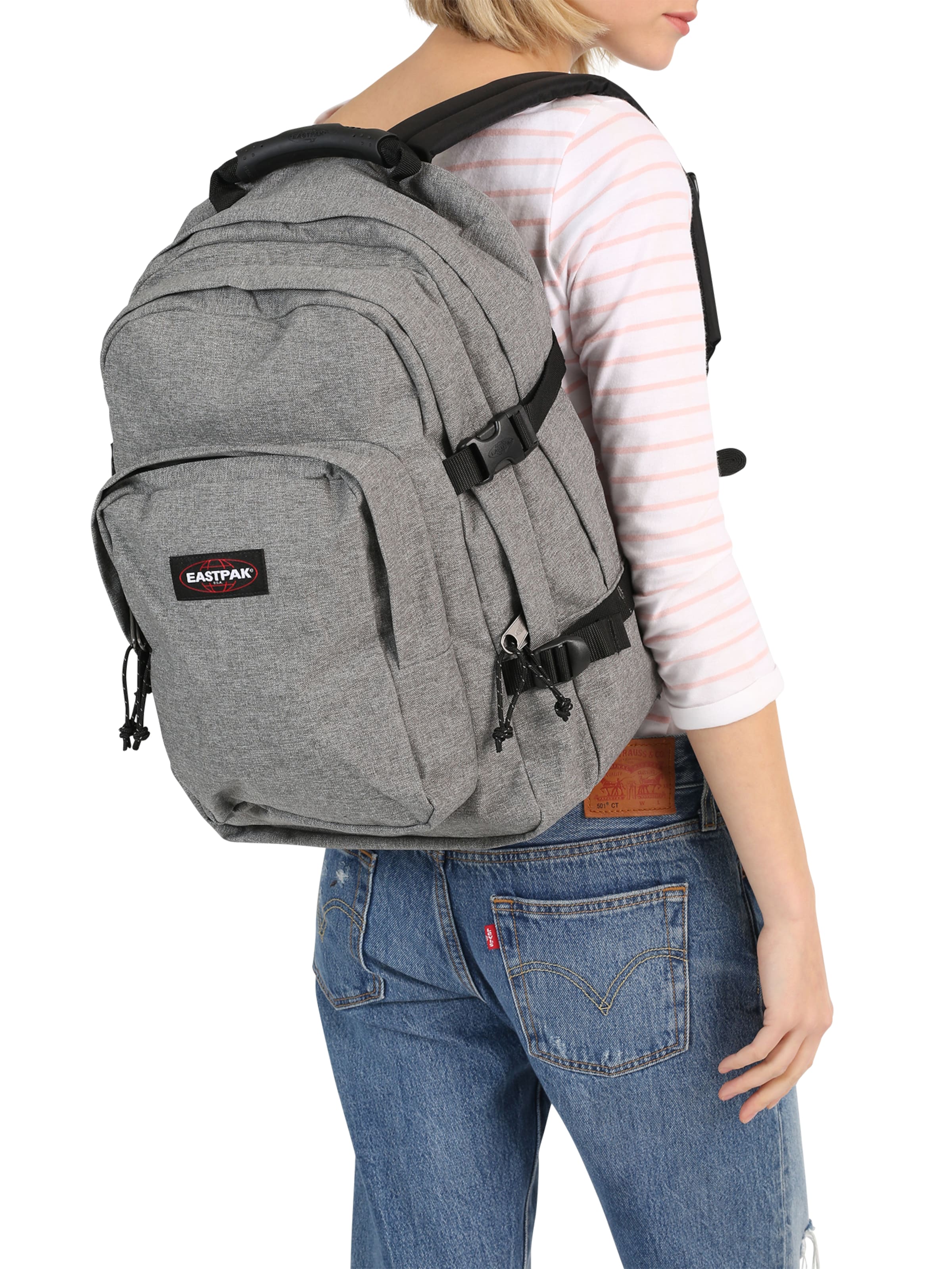 Rucsac 'Provider' de la EASTPAK pe gri: față