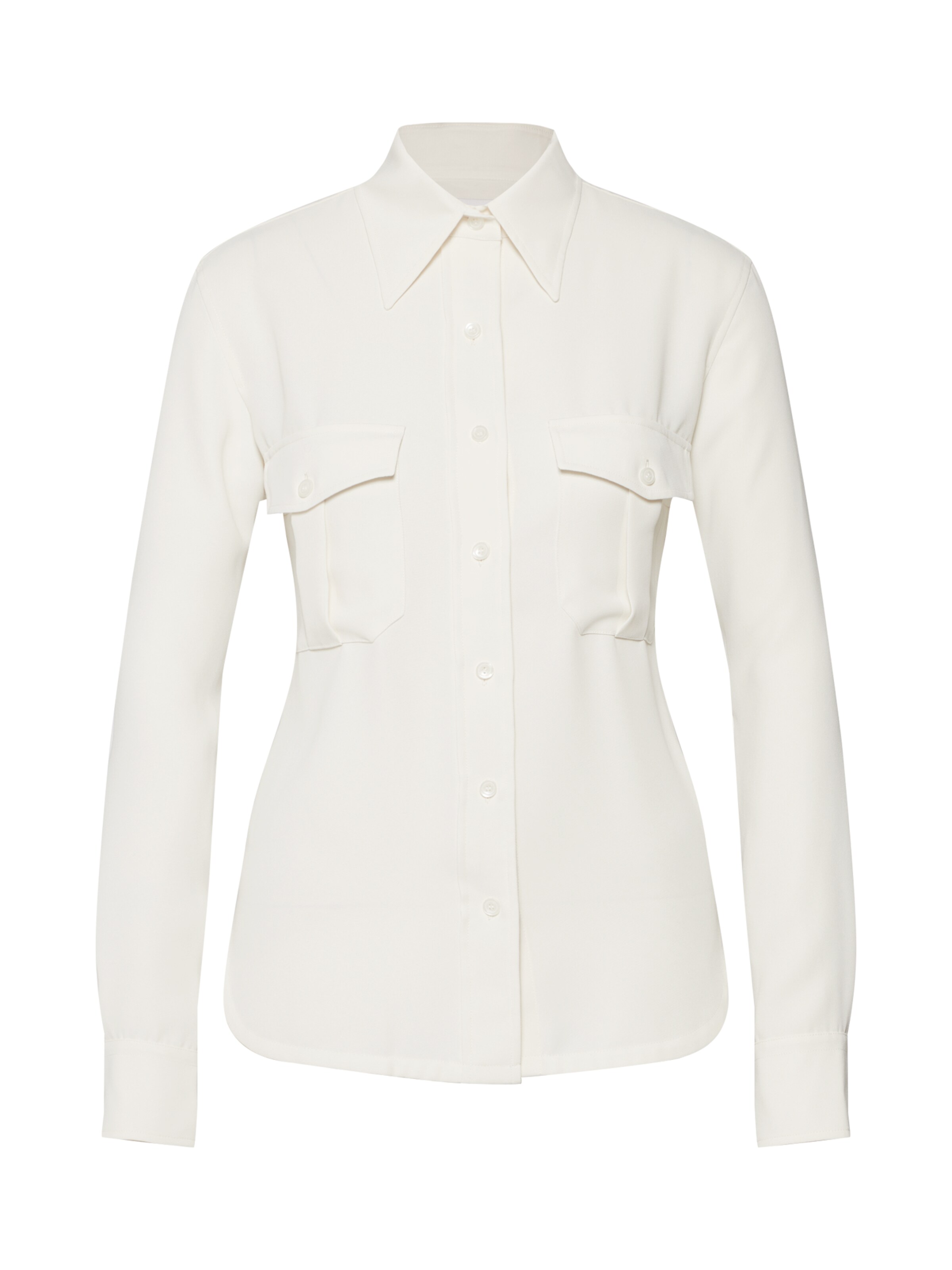 Calvin Klein - Blouse 'SMOOTH TWILL POLICE PKT' in de kleur Wit