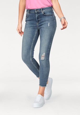 ONLY Skinny Jeans 'BLUSH' in Blauw: voorkant