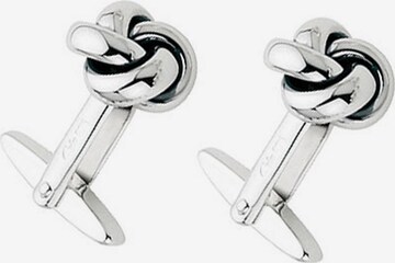 Quinn Cufflinks in Silver: front