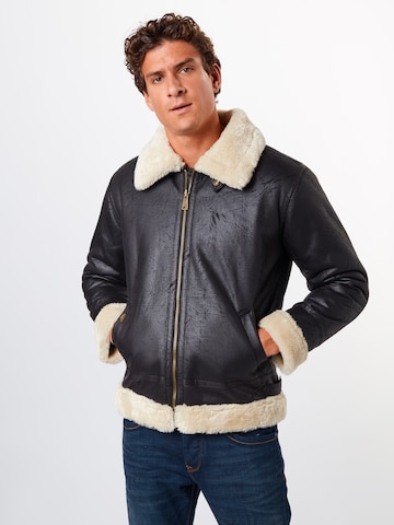 Giacca invernale 'B3 FL' di ALPHA INDUSTRIES in nero