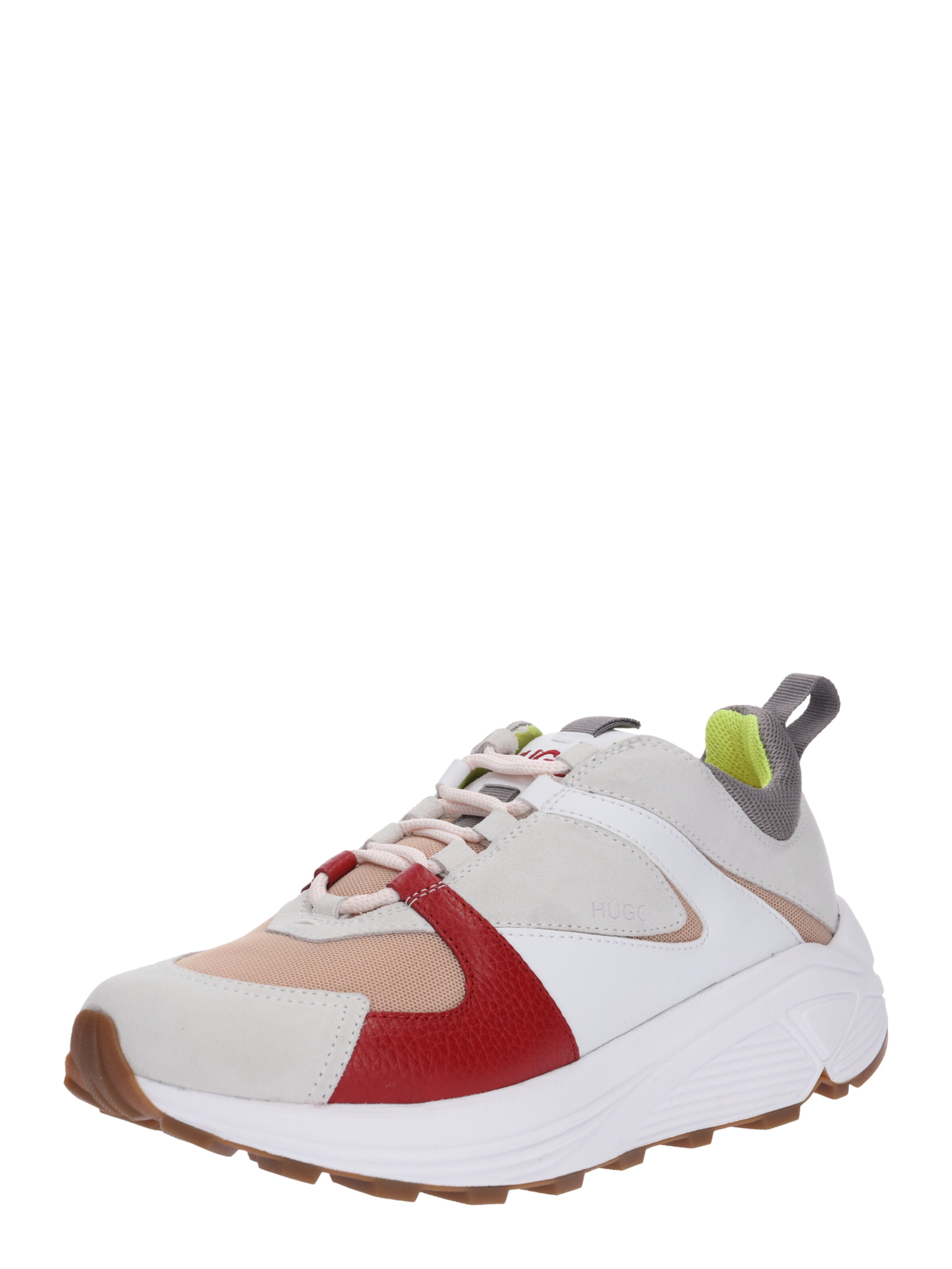 HUGO - Sneakers laag 'Horizon_Runn_PVC' in de kleur Rood
