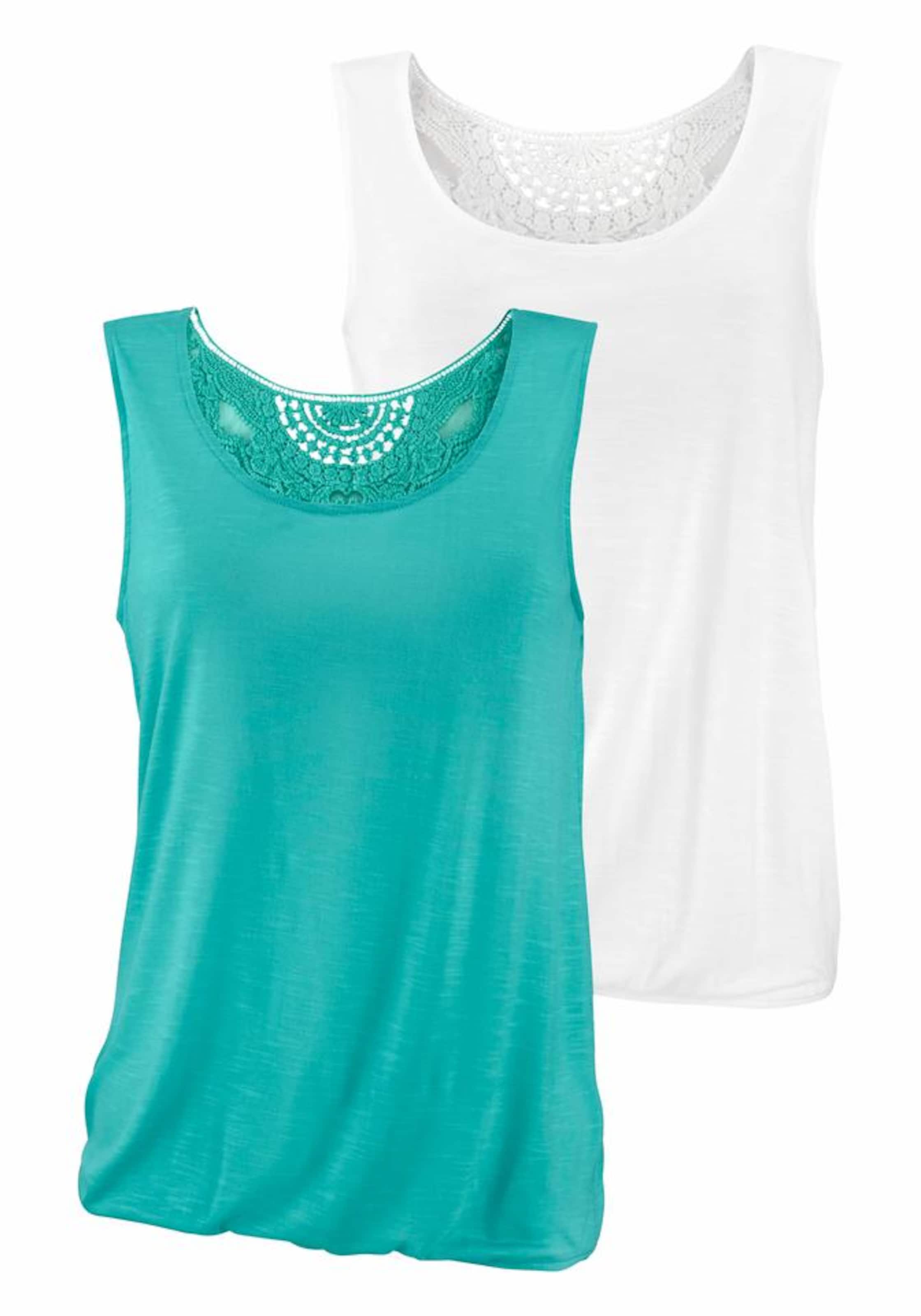 BEACH TIME Top in Blue: front
