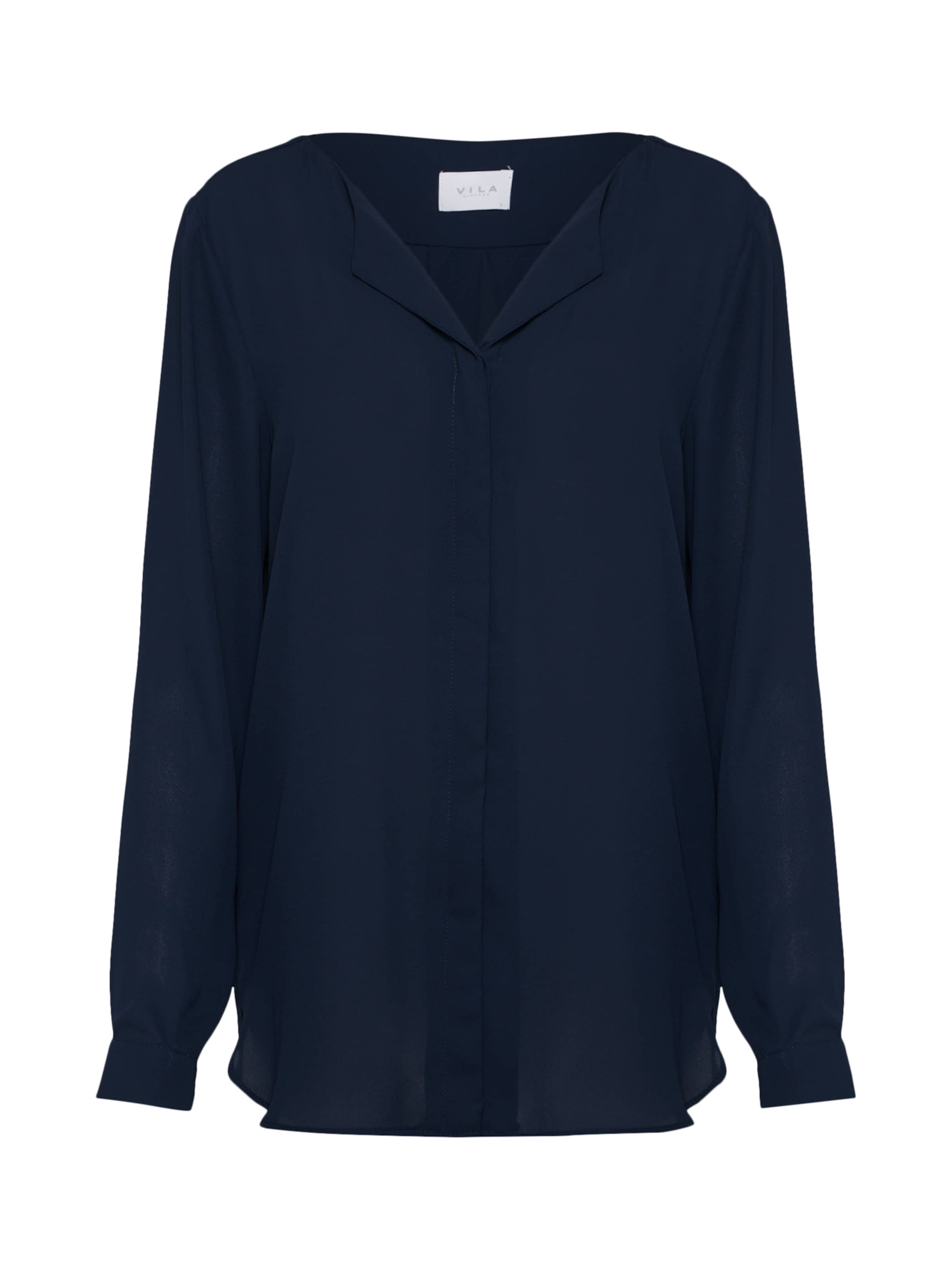VILA Blouse in Blauw: voorkant