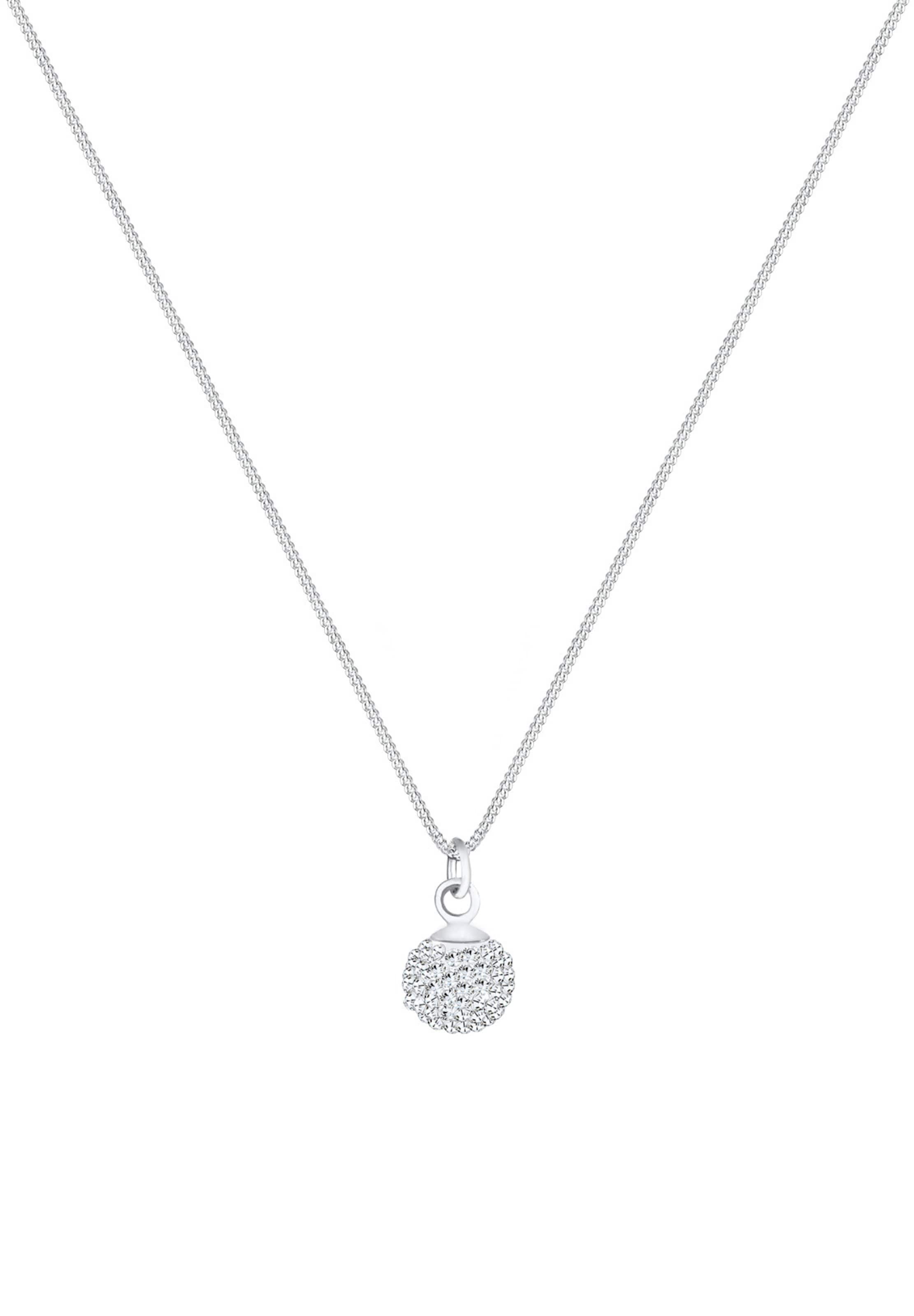 ELLI Kette in Weiß: Vorderseite