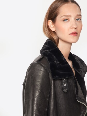 BE EDGY Lederjacke 'Alexa' in Schwarz