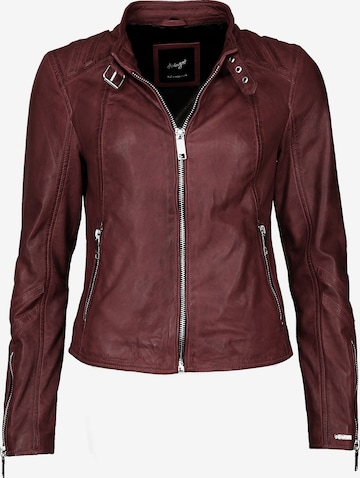 Maze Lederjacke 'Lindsay' in Weinrot | ABOUT YOU