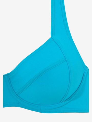 LASCANA T-Shirt Bikini in Blau