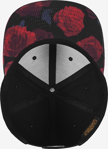 Cappello da baseball 'Roses' di Flexfit in nero