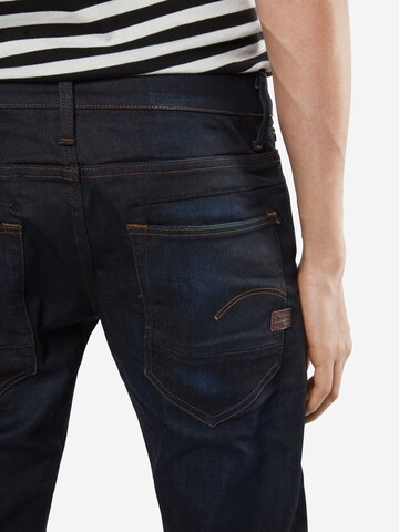 Coupe slim Jean G-Star RAW en bleu