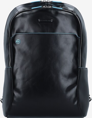 Piquadro Backpack 'Blue Square' in Black: front