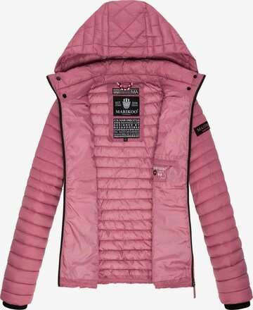 MARIKOO Демисезонная куртка 'Samtpfote' в Ярко-розовый