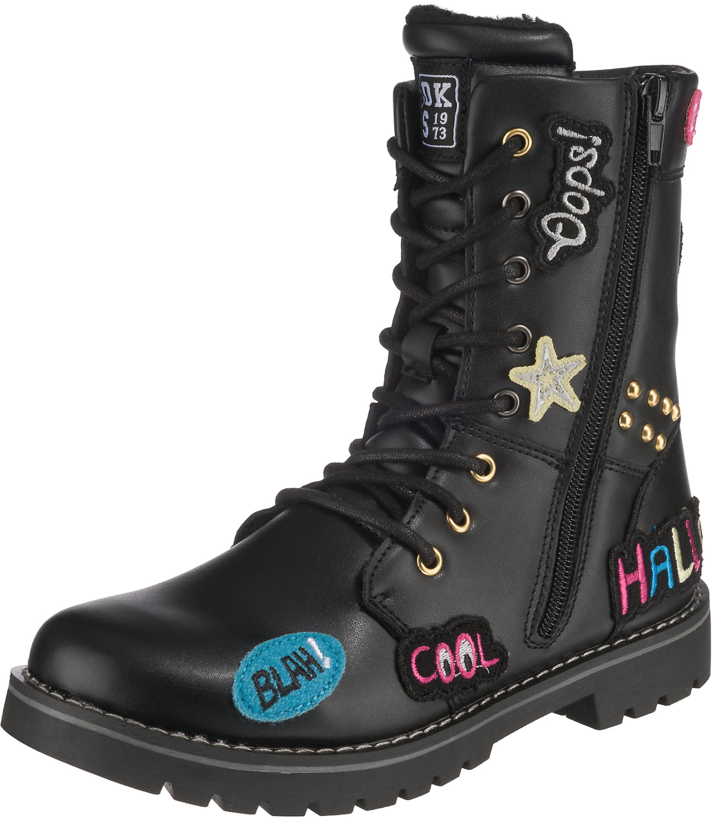 Dockers by Gerli Laarzen in Zwart: voorkant