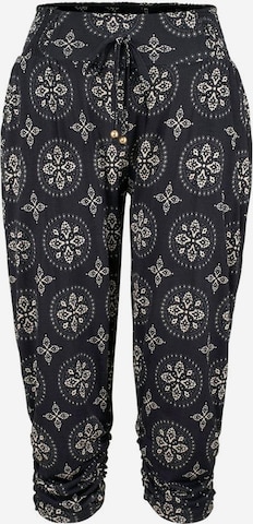 Tapered Pantaloni de la LASCANA pe negru: față