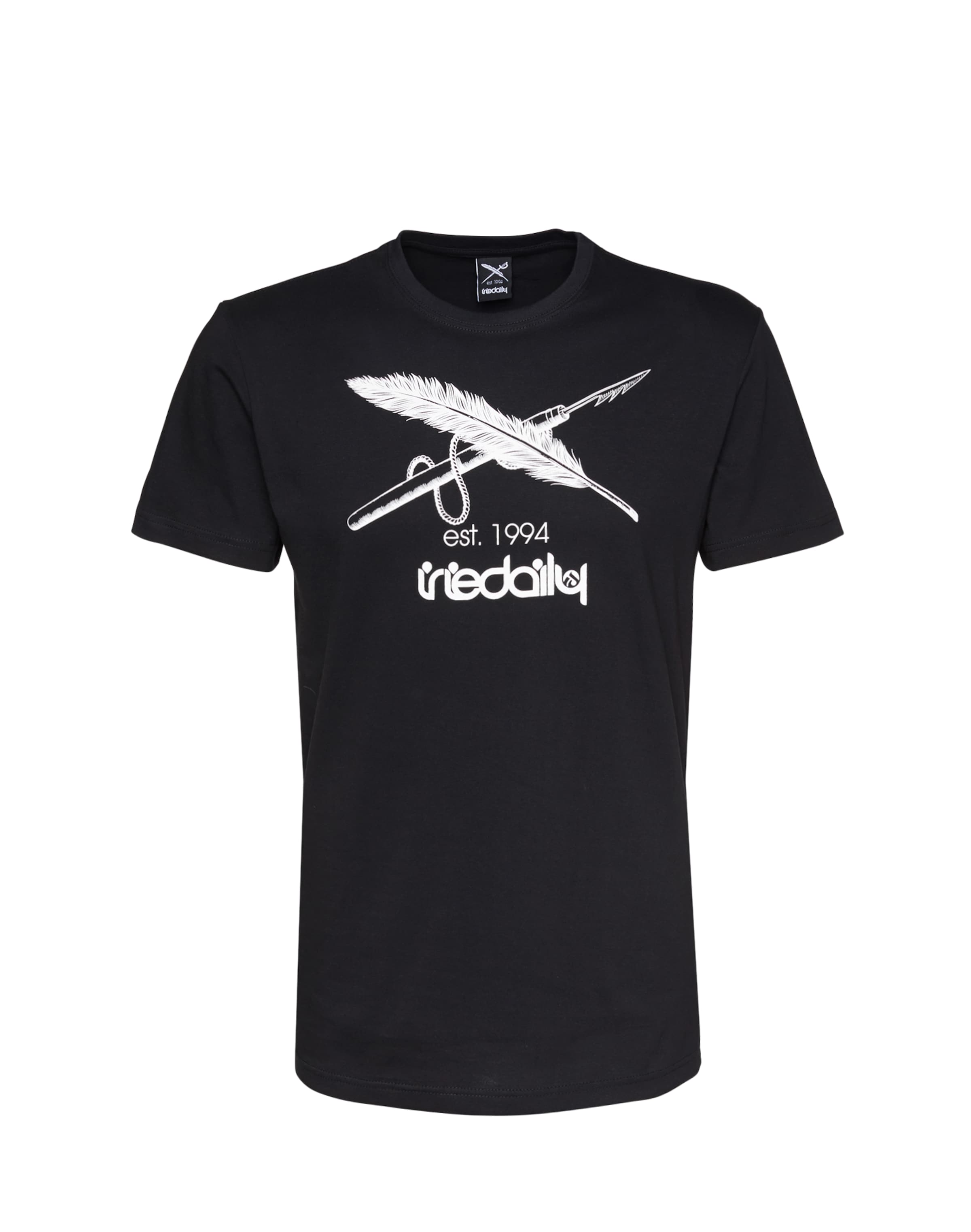 Iriedaily Tričko – černá: přední strana