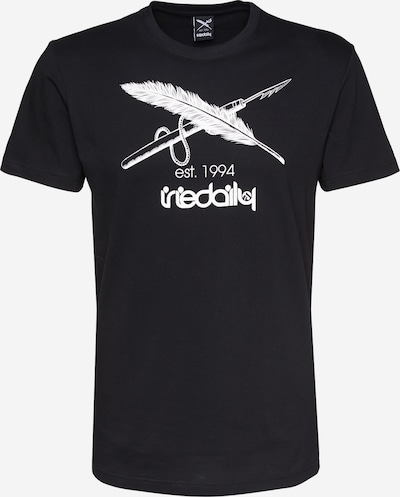 Iriedaily T-Shirt en noir / blanc, Vue avec produit