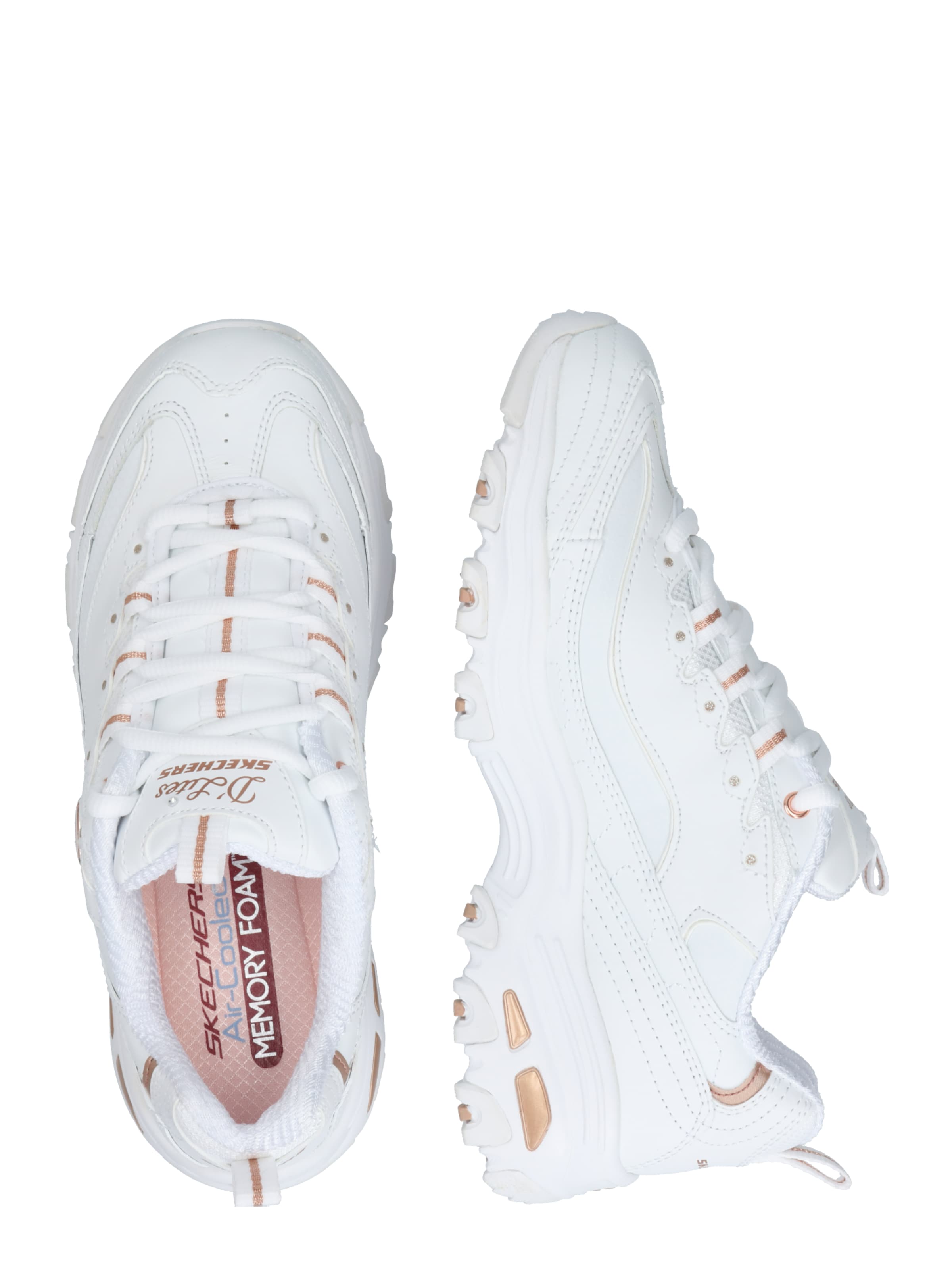 Sneaker bassa 'D'Lites' di SKECHERS in bianco