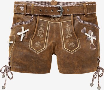 MARJO Regular Traditional pants in Brown: front