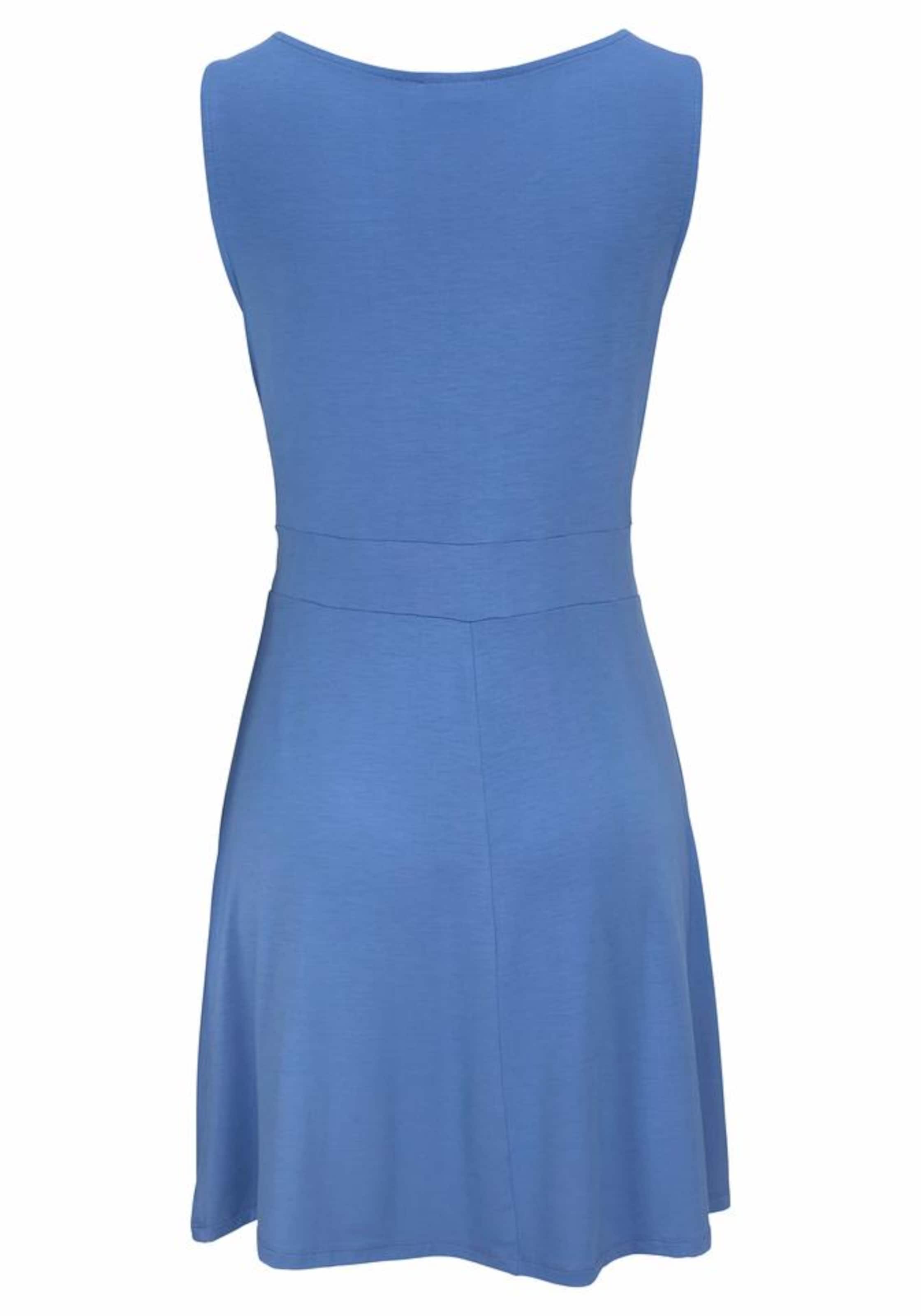 BEACH TIME Plážové šaty – modrá