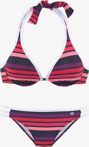 KangaROOS Triangle Bikini in Pink: front