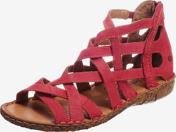 JOSEF SEIBEL Sandals 'Rosalie' in Red: front