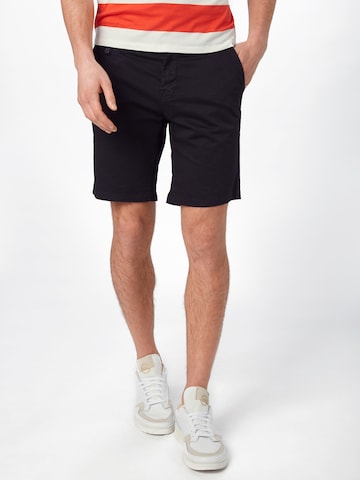 Casual Friday Regular Chino Pants in Black: front