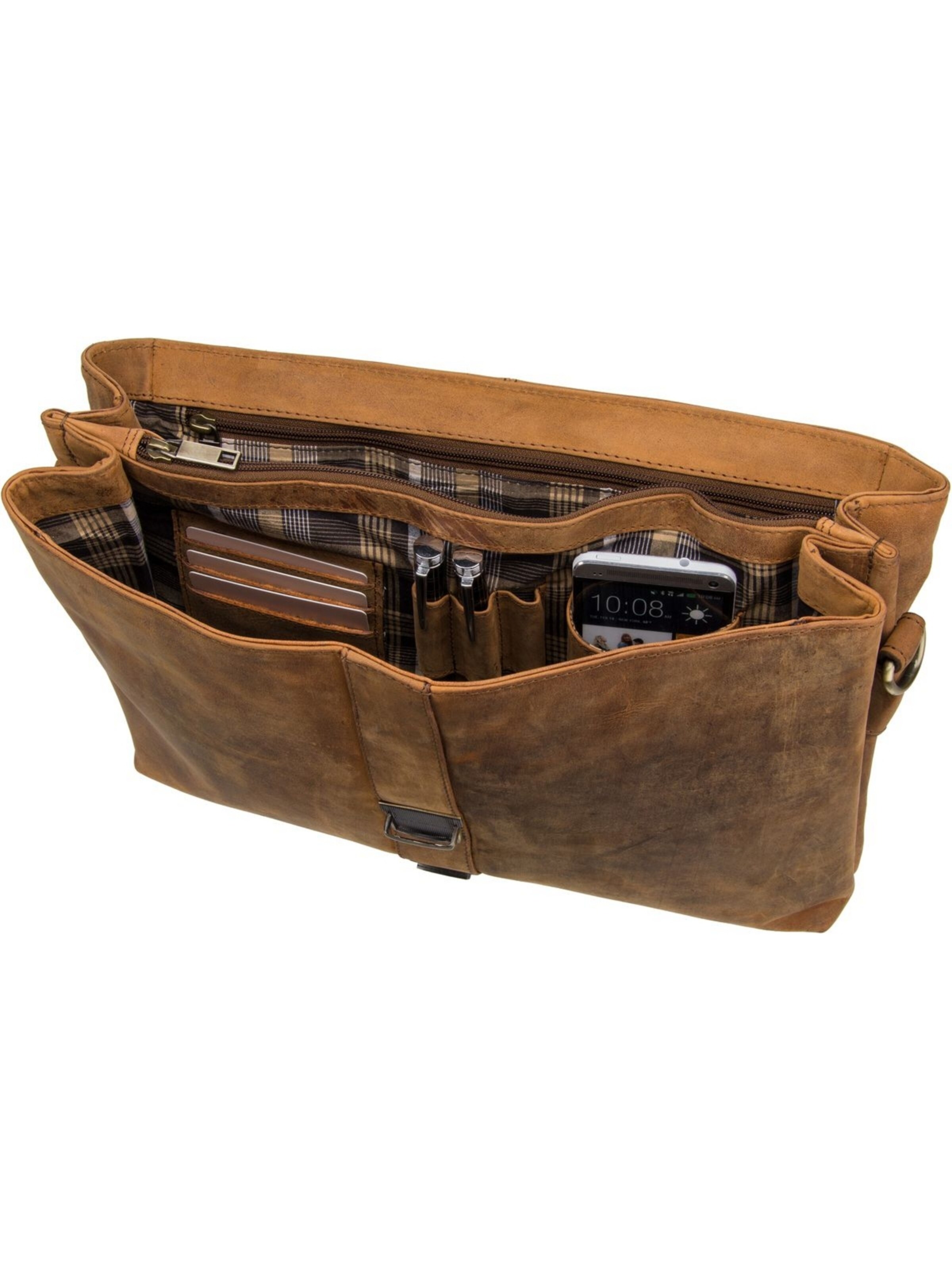 Harold's Document bag 'Antico' in Brown