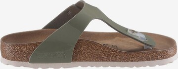 BIRKENSTOCK Zehentrenner 'Gizeh' in Grün