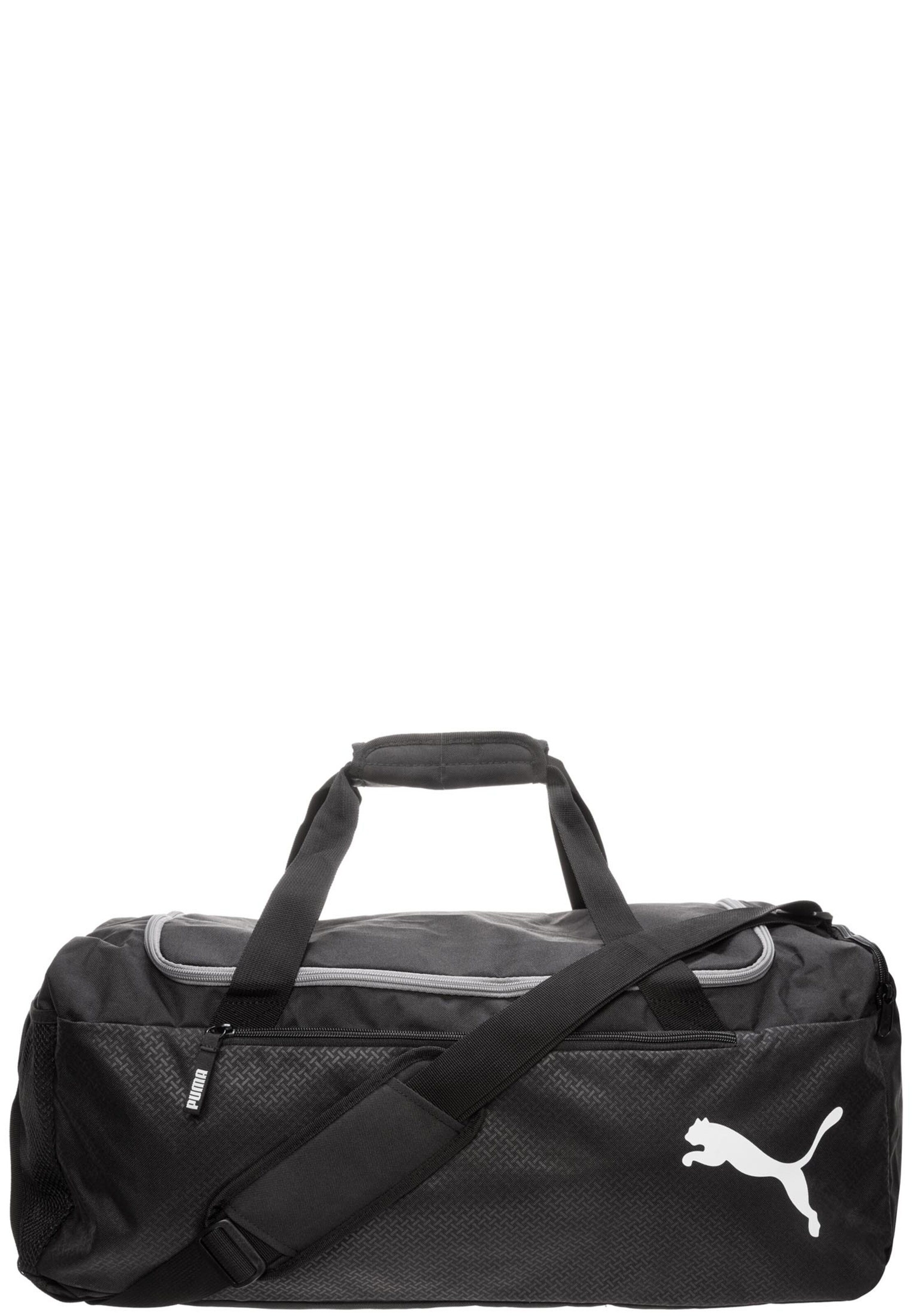 PUMA - Sporttas 'Fundamentals' in de kleur Zwart