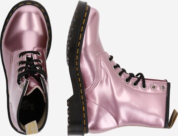 Dr. Martens Schnürstiefelette in Pink: bočná strana