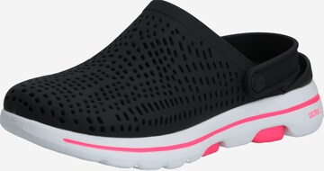 SKECHERS Clog 'GO WALK' in Schwarz: predná strana