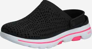 SKECHERS Clog 'GO WALK' in Schwarz: predná strana