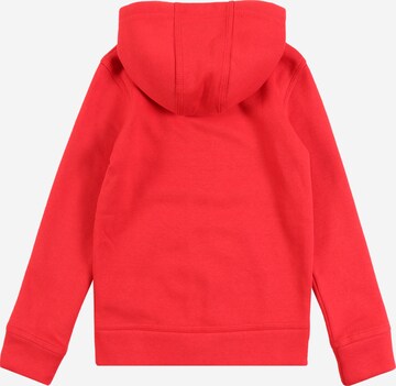 Nike Sportswear Zip-Up Hoodie 'Club' in Red