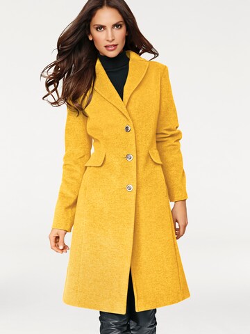 Manteau mi-saison heine en jaune : devant