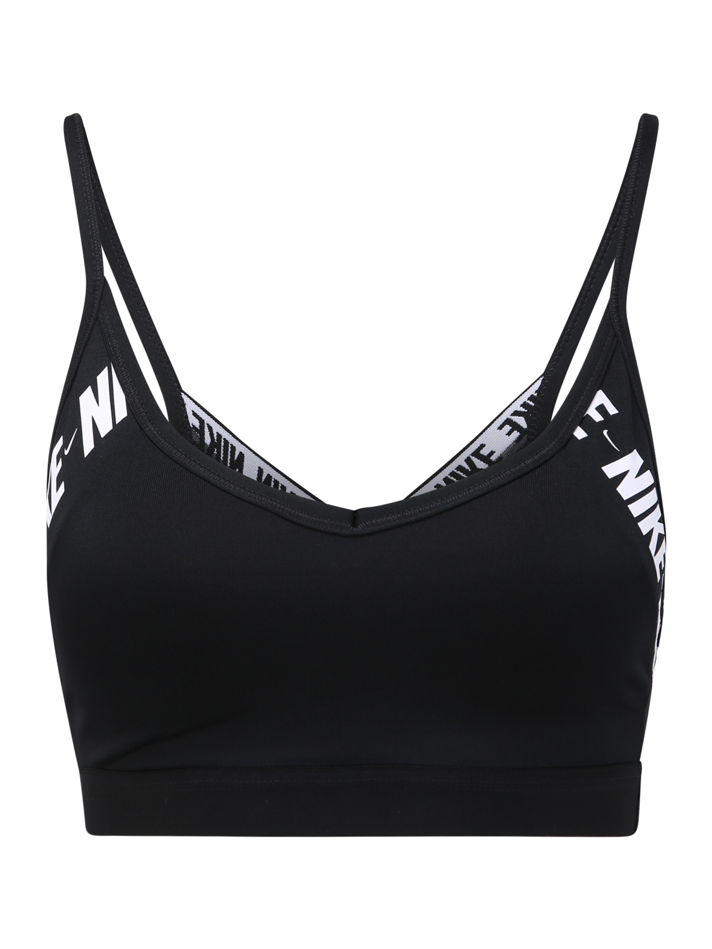 NIKE Sport-BH in schwarz / weiß, Produktansicht